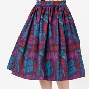 Universal Monsters Circle Skirt